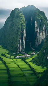 2.7K views · 53 reactions | The mountain was split open to build a road #Scenery #Tourism #shorts | Tann Anfa | Facebook