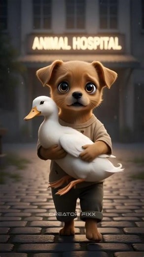 The Unlikeliest Friendship: Puppy & Duck