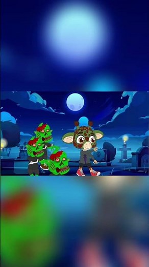 Giraffe's Zombie Apocalypse: Can You Survive This?! #shorts