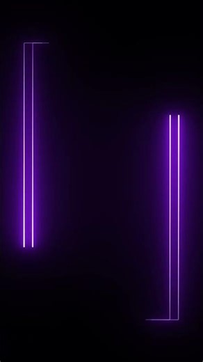 Glowing frame black screen | Neon light border | Frame template video background