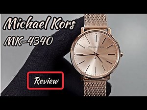 Michael Kors MK4340 Pyper Analog Watch Review | Watch Repair Channel