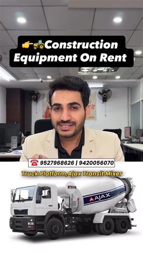 Business Networks™ on Instagram: "👉Construction equipment available on rental basis —Machinery: JCB, Poclain, Hyva Truck Platform, Ajax Transit Mixer —Models available: JCB 3DX, Tata EX200, Tata Super 200, Hyundai 210 —Well-maintained machines with experienced operators —Suitable for Road, Infrastructure & Building Construction Projects —Service areas: Madhya Pradesh, Maharashtra & Telangana ☎️Contact: 9527968626 | 9420056070 #construction #equipment #hyvä #truck #infrastructuredevelopment"