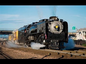 (4K) The Return of UP 844-Chasing UP 844 to the Cheyenne Frontier Days