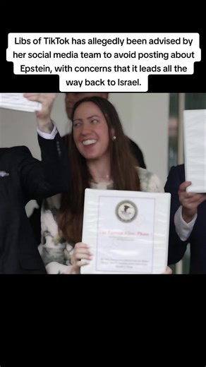 Libs of TikTok has allegedly been advised by her social media team to avoid posting about Epstein, with concerns that it leads all the way back to Israel. #LibsOfTikTok #EpsteinFiles #influencers #Israel #Traitors