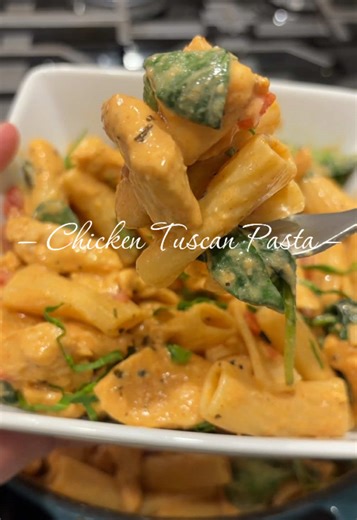 Creamy Tuscan Chicken Pasta Recipe