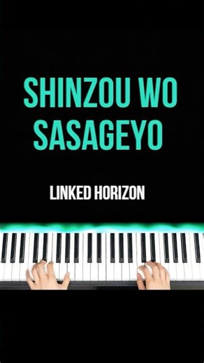 Shinzou Wo Sasageyo - Attack on Titan - EASY piano tutorial #attackontitan #shinzouwosasageyo #aot