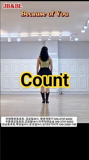 Because of You Linedance #Count #dance #Linedance