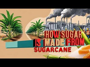 How Sugar is made from sugarcane || Amazing sugar factory process