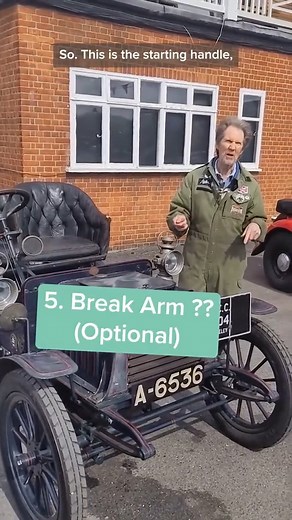 4.6K views · 44 reactions | How to start a car from the 1900s #history #brooklandsmuseum #car | Absolute History | Facebook