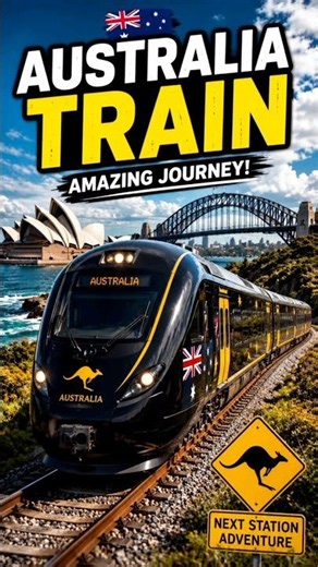 Australia Train Journey 🇦🇺 | Amazing Australian Railway Travel | Fast & Scenic Train Ride 2026