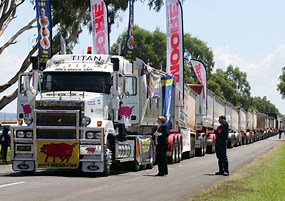 The longest road train in history still holds the world record