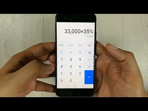 How to Find Percentage of a Number in Mobile