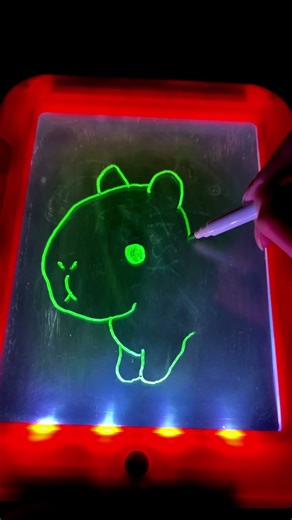 Mind Blowing Capybara Art Anyone Can Do! 🎨 #shorts