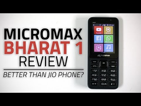Micromax Bharat 1 Review | 4G Feature Phone with WhatsApp, Wi-Fi Hotspot