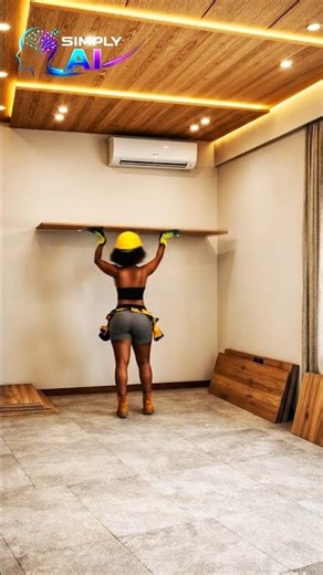 💫watch this interior tranform #shebuilds #fyp #diycrafts #diybuild