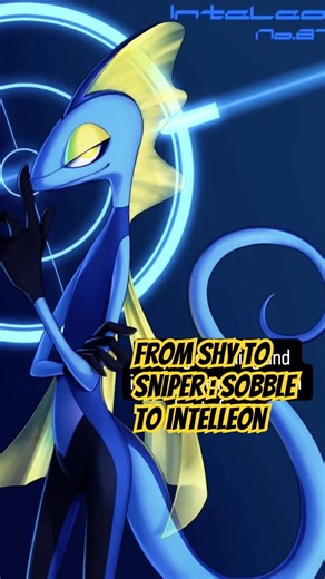 Inteleon’s Evolution Is All About PRECISION 💥 #pokemon #pokemonshorts #pokémon