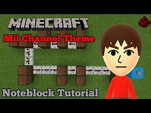 *Very Easy* Mii Channel Theme (Minecraft Note Block Tutorial)