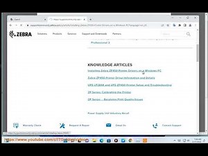 Download & Update Zebra ZP450 Thermal Label Printer Drivers for Windows
