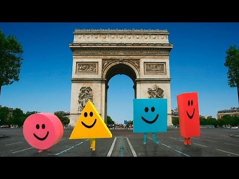 The Shapes Visit the Arc de Triomphe 🇫🇷 | Mister Maker