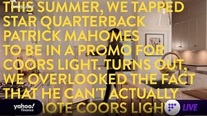 New Coors Light commercial features NFL star Patrick Mahomes without actual beer