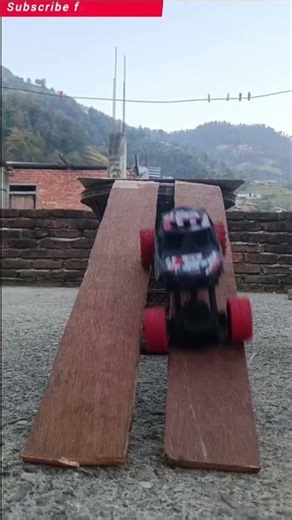 “RC Car Downhill Track 😱 | Satisfying Mini Run #shorts”