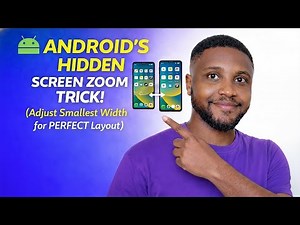 Android's Hidden Screen Zoom Trick! (Adjust Smallest Width for PERFECT Layout)