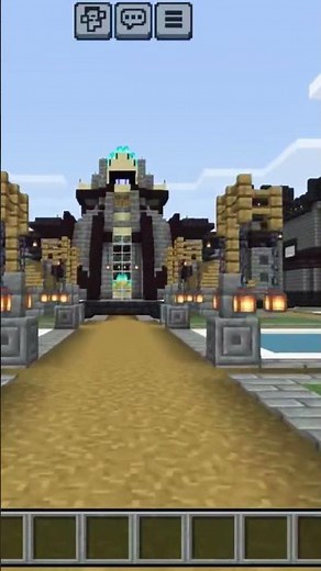 Visiting techno gamerz castle in minecraft