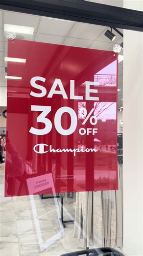 30% off Champion is here.🏅 Shop it now through March 3‼️Some exclusions apply‼️ #Champion #Sale #UGA