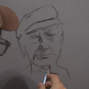 4.7K views · 327 reactions | How the paintings begin. the drawing start for the Joshua Kaufman painting. Family man and Survivor. | David Jon Kassan | Facebook