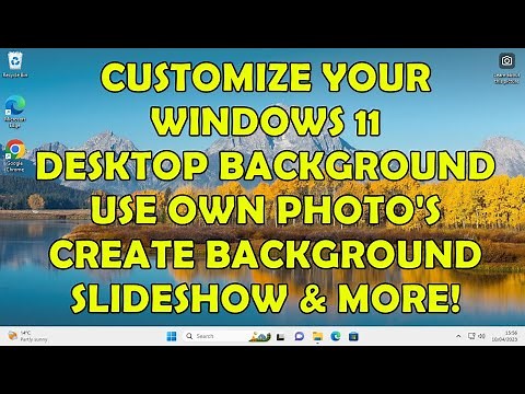 How To Customize Your Windows 11 Background - Create a Background Slideshow of Your Own Pictures!