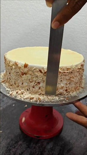 Honey Almond flavour fresh cream cake making video