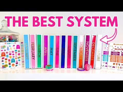 How I Organize My Planner & Journal Stickers ✨ Full System