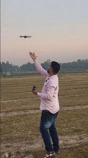 Mini Rc Drone Landing #shorts