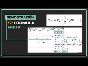 ✅ Demostración - 5° Fórmula MRUV