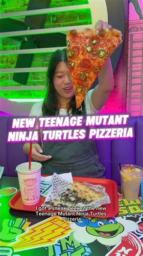 teenage mutant ninja turtles pizzeria Santa Monica #teenagemutantninjaturtles #tmnt #pizza #foodie