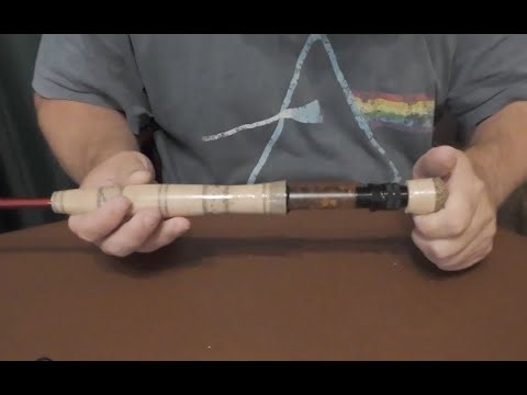 Bloke Fly Rods - Building a Fly Rod Part 2a - Fitting the Grip and Reel Seat plus adding the Tip Top