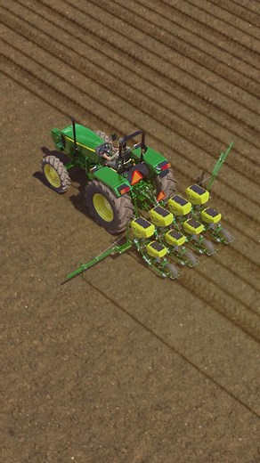 Experience precision planting with John Deere High Speed Planter, ideal for crops such as corn, cotton and soybean. http://spr.ly/6181b4L1l | John Deere