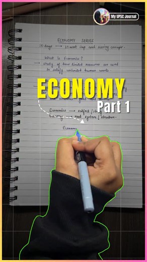 Upsc | Current Affairs | Notes | Studygram on Instagram: "Economy - Part 1 💯 #economy #economics #revision"