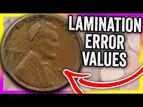 LAMINATION ERROR ON COINS THAT ARE WORTH MONEY!!