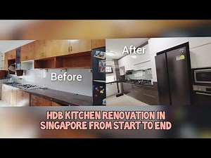 HDB kitchen renovation process from start to end in Singapore | RnR-Fun World