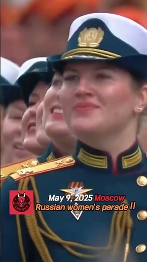 2025 Russian female military parade partⅡ Middle aged Womens Corps