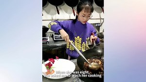 1.4K views · 82 reactions | Video clips of a 10-year-old girl from Wuxi, Jiangsu province mastering the art of cooking recently went viral online. Sun Jiarui has been learning to cook from her father since eight years old. She is now able to cook over 50 kinds of dishes. (Video by Wuxi Daily Group) | China Vibes | Facebook
