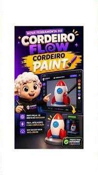 O Cordeiro Paint é a nova ferramenta de pintura 3D que fica dentro do Cordeiro Flow.