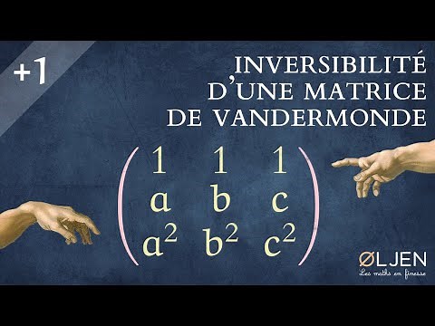 [UT#30] Inversibilité d'une matrice de Vandermonde