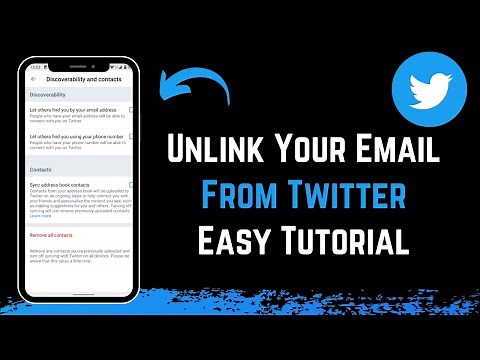 How to Unlink Email from Twitter !