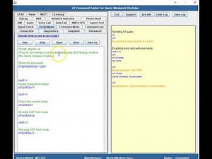 AT!GCFEN - Enable/Disable GCF testing modes