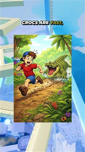 “How to Escape a Crocodile (No, Zig-Zagging Won’t Help)” #editlyrics #yosoy #robolox #funfacts