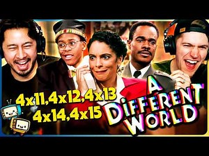 A DIFFERENT WORLD Season Episodes 11-15 Reaction! | Jasmine Guy, Kadeem Hardison, w/ Jaby Koay