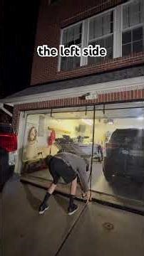 DIY Garage Door Screen Attachment!!! #diy #inventions #smarthome #garage #work