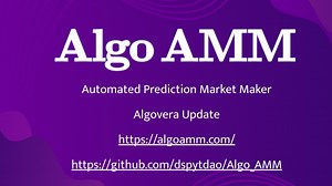 Automated Market Maker on Algorand - Algovera Update